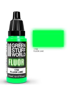 Акрилова фарба Green Stuff World Fluorescent Paints: Lime Fluo  (17 ml)