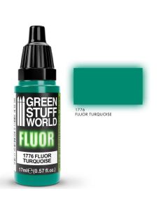 Акрилова фарба Green Stuff World Fluorescent Paints: Turquoise Fluo (17 ml)