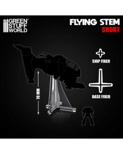 Прозора опора для літаючих мініатюр Green Stuff World: Flying Stem Small