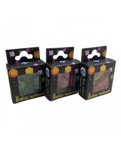 Гральні куби для настільно рольових ігор Games 7 Days: Double Color Glow in The dark 7 Dice Set