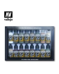 Набір акрилових фарб Vallejo: Model Air: German/Allied WWII