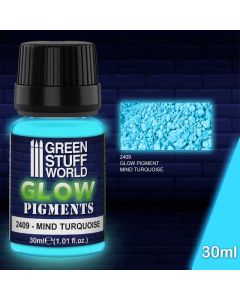 Люмінесцентні пігменти Green Stuff World: Glow in the Dark Mind Turquoise 30ml