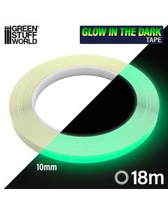 Флуоресцентна стрічка Green Stuff World: Glow in The Dark Tape 10mm
