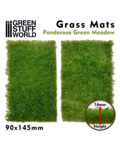 Імітація трав'яного покриття Green Stuff World: Grass Mat Cutouts - Ponderosa Green Meadow