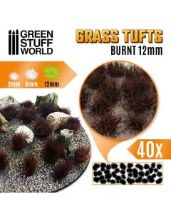 Пучки трави Green Stuff World: Grass Tufts - 12mm Self-Adhesive - Burnt