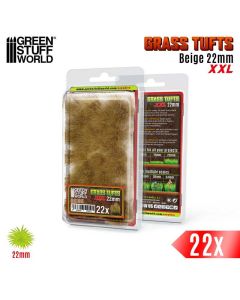 Пучки трави Green Stuff World: Grass Tufts XXL - 22mm Self-Adhesive - Beige