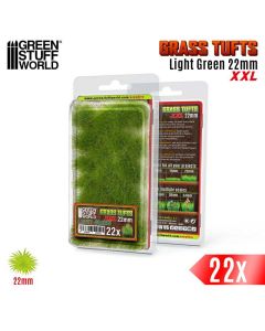 Пучки трави Green Stuff World: Grass Tufts XXL - 22mm Self-Adhesive - Light Green