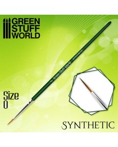 Пензлик Green Stuff World: Green Series Synthetic Brush - Size 0