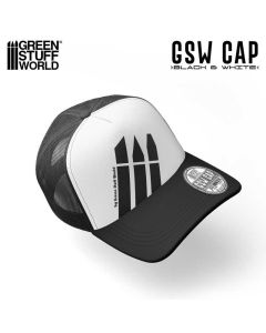 Кепка Green Stuff World: White/Black Square Trucker Cap