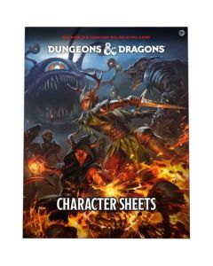 Листи персонажів до настільної рольової гри Dungeons and Dragons RPG: Character Sheets 2024