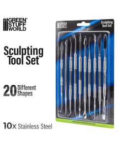 Набір інструментів Green Stuff World: 10x Sculpting Tools