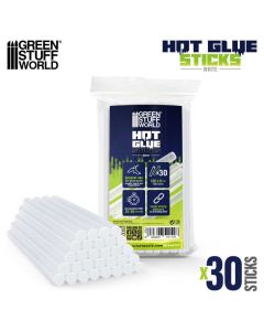 Набір стрижнів для термопістолета Green Stuff World: Hot Glue Sticks 11mm - Transparent