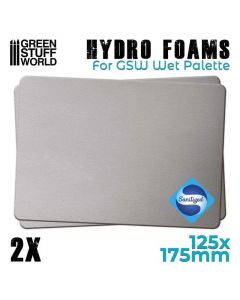 Пінна губка для вологої палітри Green Stuff World: Hydro Foams x2