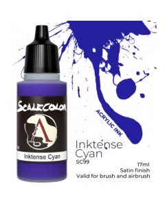 Акрилове чорнило Scale 75: Inktensity: Inktense Cyan (17ml)