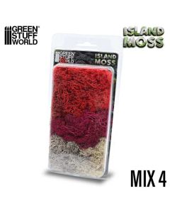 Імітація моху Green Stuff World: Islandmoss - Red Fuchsia and Grey Mix