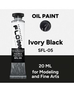 Олійна фарба Scale 75: Floww Oils: Ivory Black (20ml)