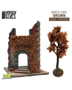 Імітація листя плюща Green Stuff World: Ivy Foliage - Brown Birch - Small