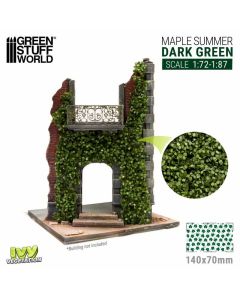 Імітація листя плюща Green Stuff World: Ivy Foliage - Dark Green Maple - Small