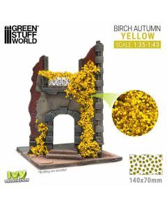 Імітація листя плюща Green Stuff World: Ivy Foliage - Yellow Birch - Large