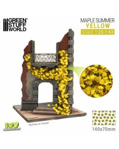 Імітація листя плюща Green Stuff World: Ivy Foliage - Yellow Maple - Large