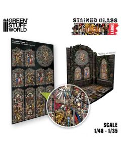Вітражне скло Green Stuff World: Knight Stained Glass - Large