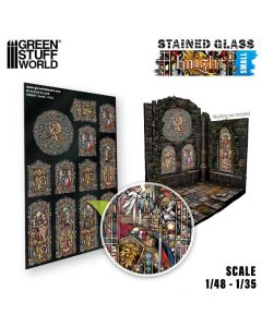 Вітражне скло Green Stuff World: Knight Stained Glass - Small