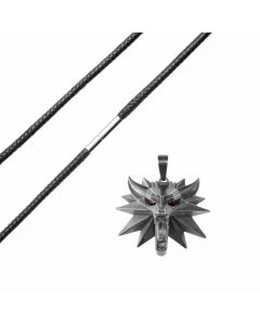 Підвіска зі шкіряним ланцюжком Starforged The Witcher 3: Wild Hunt The Witcher Wolf School