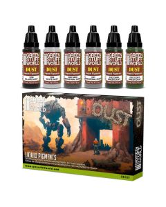 Набір рідких пігментів Green Stuff World: Liquid Pigments Set - Dust