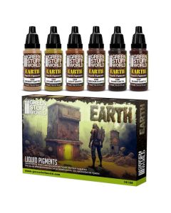 Набір рідких пігментів Green Stuff World: Liquid Pigments Set - Earth