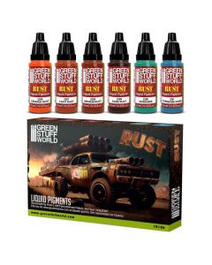 Набір рідких пігментів Green Stuff World: Liquid Pigments Set - Rust