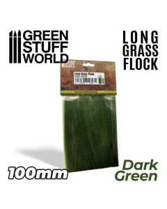 Довга трава Green Stuff World: Long Grass Flock 100mm - Dark Green