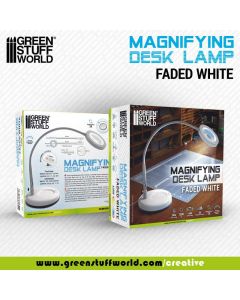 Професійна лампа Green Stuff World: Magnifying Desk Lamp - Faded White