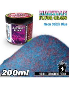 Статична трава (Флок) Green Stuff World: Martian Fluor Grass - Neon Stitch Blue - 200ml