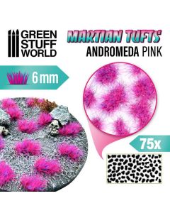 Пучки трави Green Stuff World: Martian Fluor Tufts - Andromeda Pink 6mm