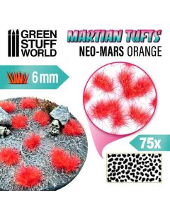 Пучки трави Green Stuff World: Martian Fluor Tufts - Neo-Mars Orange 6mm