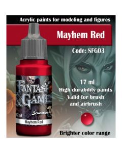 Акрилова фарба Scale 75: Fantasy & Games: Mayhem Red (17ml)