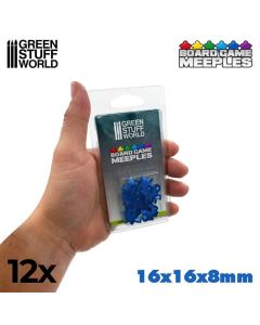 Набір акрилових міплів Green Stuff World: Meeples 16x16x8mm - Blue