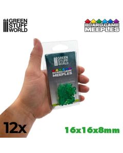 Набір акрилових міплів Green Stuff World: Meeples 16x16x8mm - Green