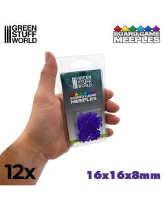 Набір акрилових міплів Green Stuff World: Meeples 16x16x8mm - Purple