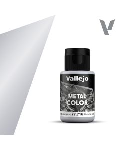 Акрилова фарба Vallejo: Metal Color: Semi Matt Aluminium