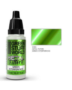 Акрилова фарба Green Stuff World Metal Filters: Green Interference (17ml)