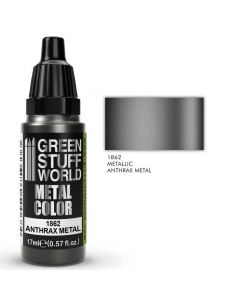 Акрилова фарба Green Stuff World Metallic Paint: Anthrax Metal (17ml)