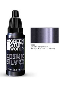 Акрилова фарба Green Stuff World Metallic Paint: Cosmic Silver (17ml)