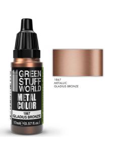 Акрилова фарба Green Stuff World Metallic Paint: Gladius Bronze (17ml)