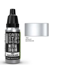 Акрилова фарба Green Stuff World Metallic Paint: Quicksilver (17ml)