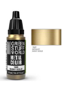 Акрилова фарба Green Stuff World Metallic Paint: Shiny Gold (17ml)