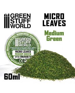 Імітація листя Green Stuff World: Micro Leaves - Medium Green Mix