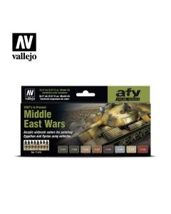 Набір акрилових фарб Vallejo: Model Air: Middle East Wars (1967's to present)