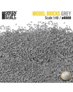 Набір декоративних цеглин Green Stuff World: Miniature Bricks - Grey x4000 1:48