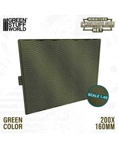 Маскувальна сітка (зелена) для мініатюр Green Stuff World: Miniature Camouflage Nets Green 1:48